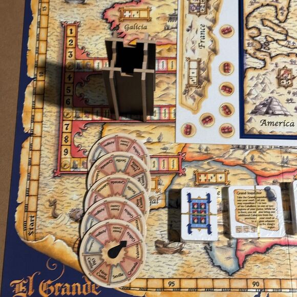 El Grande Decennial Edition Rio Grande Games Complete 12+ - Picture 7 of 16